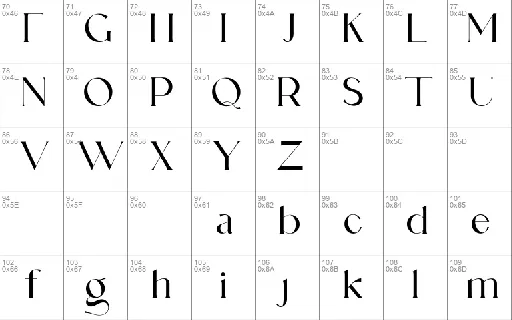 Leky Calgria font