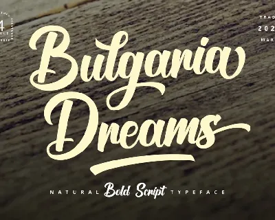 Bulgaria Dreams font