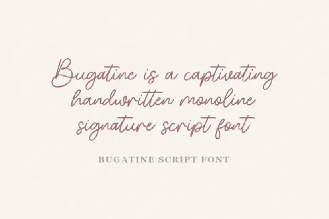 Bugatine font