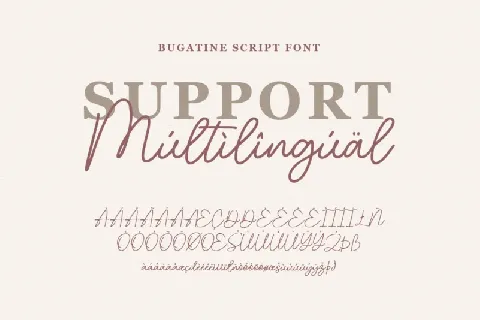 Bugatine font