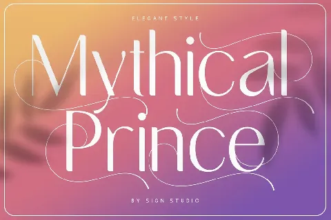 Mythical Prince font