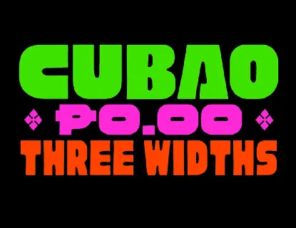 Cubao Free font