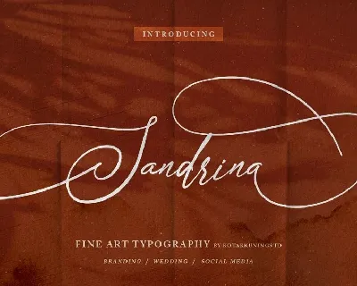 Sandrina Script font