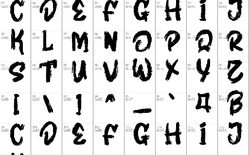 Zenatho font