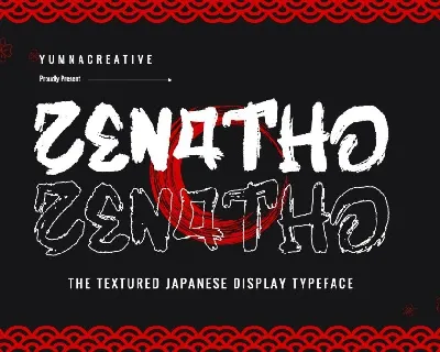 Zenatho font
