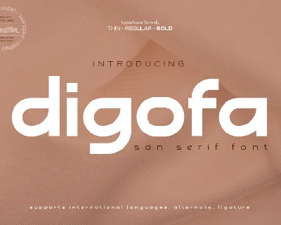 Digofa font