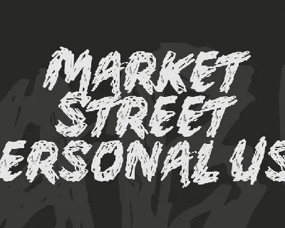 Market Street Personal Use font