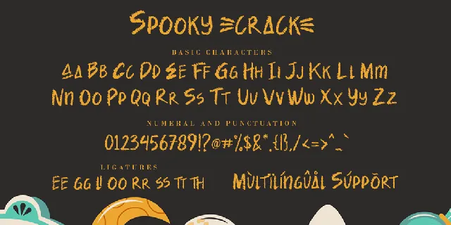 Spooky Crack font
