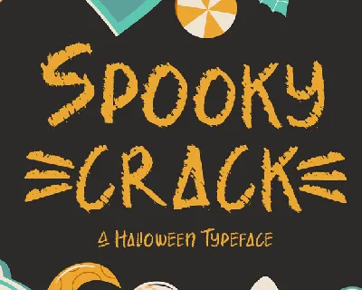 Spooky Crack font