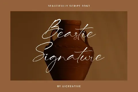 BeastieSignature font