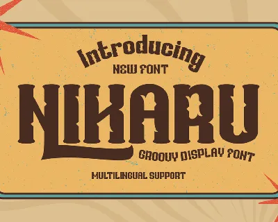 Nikaru font