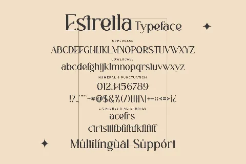 Estrella font