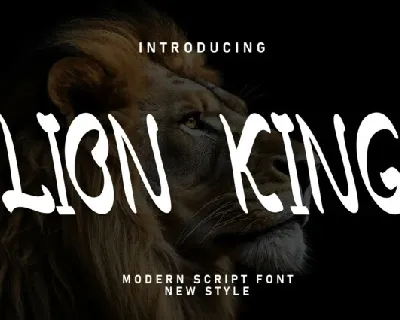 Lion King Display font