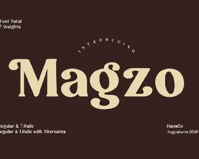 Magzo font