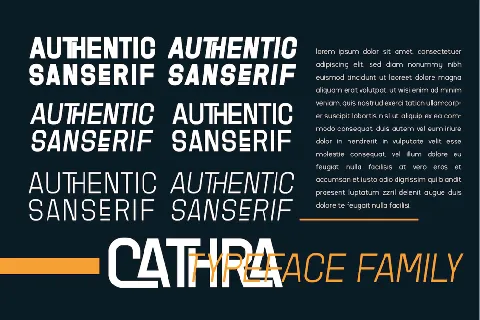 CATHRA font