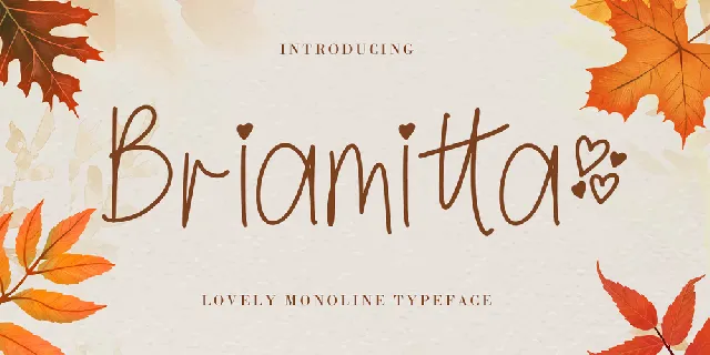 Briamitta font