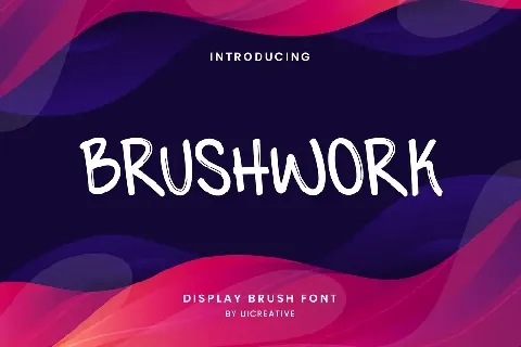 Brushwork font