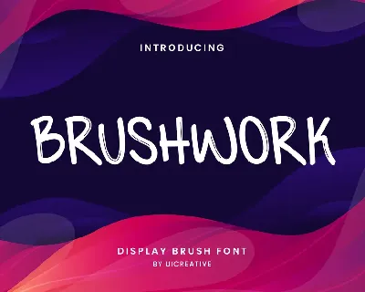 Brushwork font
