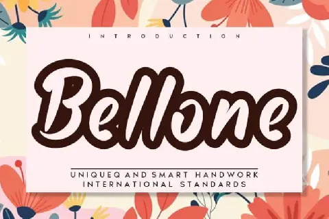 Bellone Display font