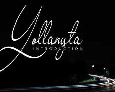 Yollanyta Handwritten font