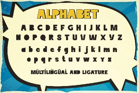 Block Atella font