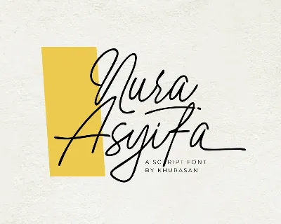 Nura Asyifa font