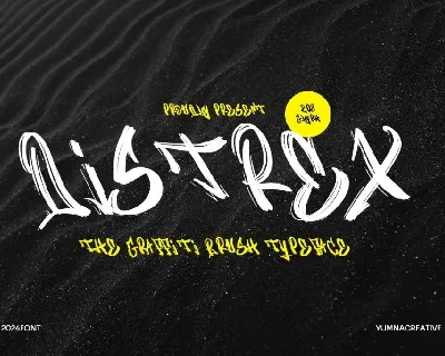 Distrex font