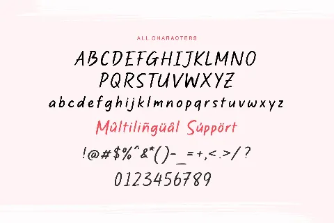 Moresticks font