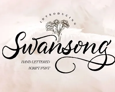 Swansong font