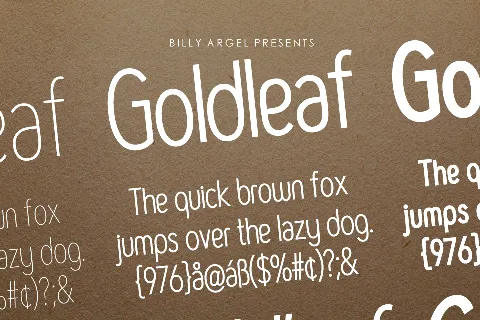 GOLDLEAF BOLD PERSONAL USE font
