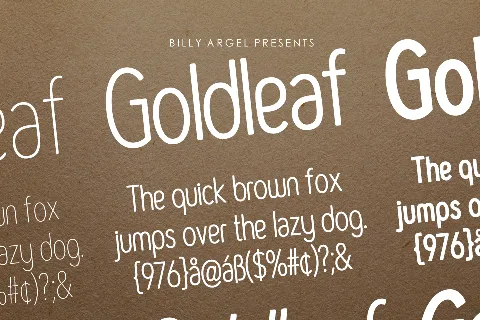 GOLDLEAF BOLD PERSONAL USE font