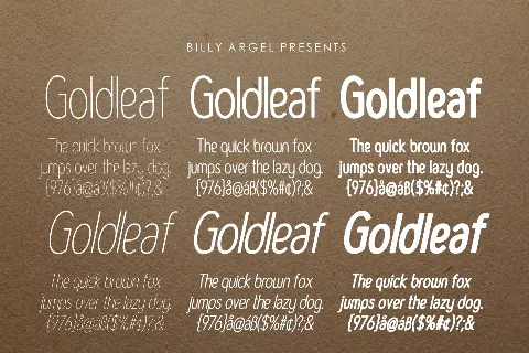 GOLDLEAF BOLD PERSONAL USE font