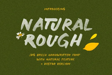 Natural Rough font