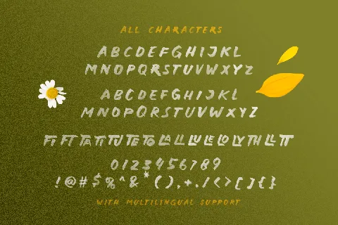 Natural Rough font