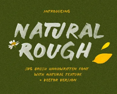 Natural Rough font