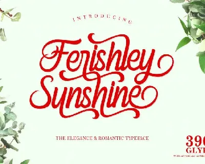 Ferishley Sunshine Script font