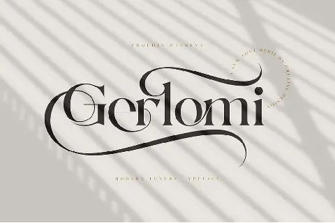 Gerlomi font