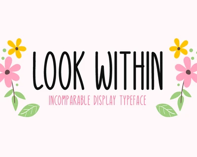Look Within font