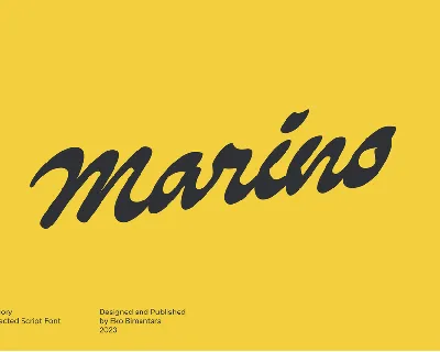 Marino font