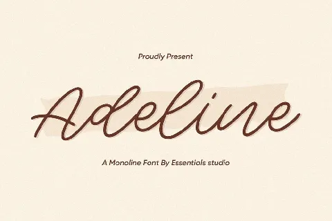 Adeline font