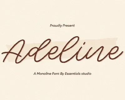 Adeline font