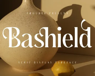 Bashield font