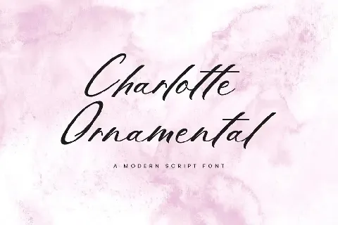 Charlotte Ornamental font