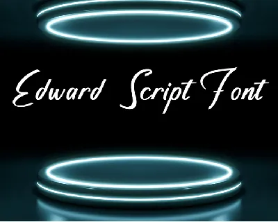 Edward Script font