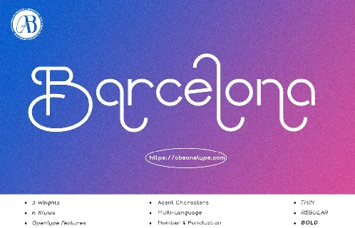 Barcelona font