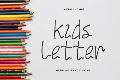 Kids Letter font