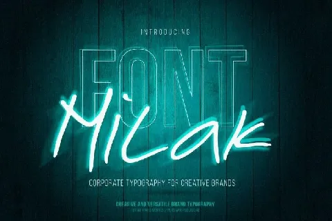 Milak font