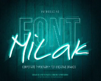 Milak font