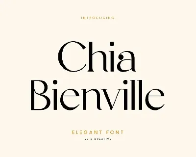 Chia Bianville font