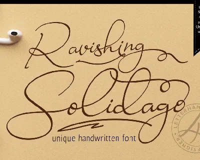 Ravishing Solidago font